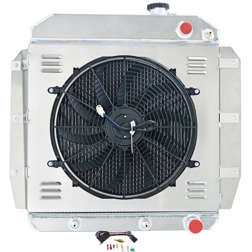 Row core aluminum radiator - aluminum,
