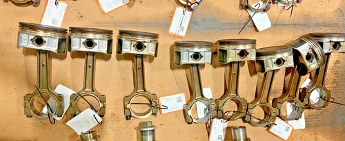 Single piston and - piston,
